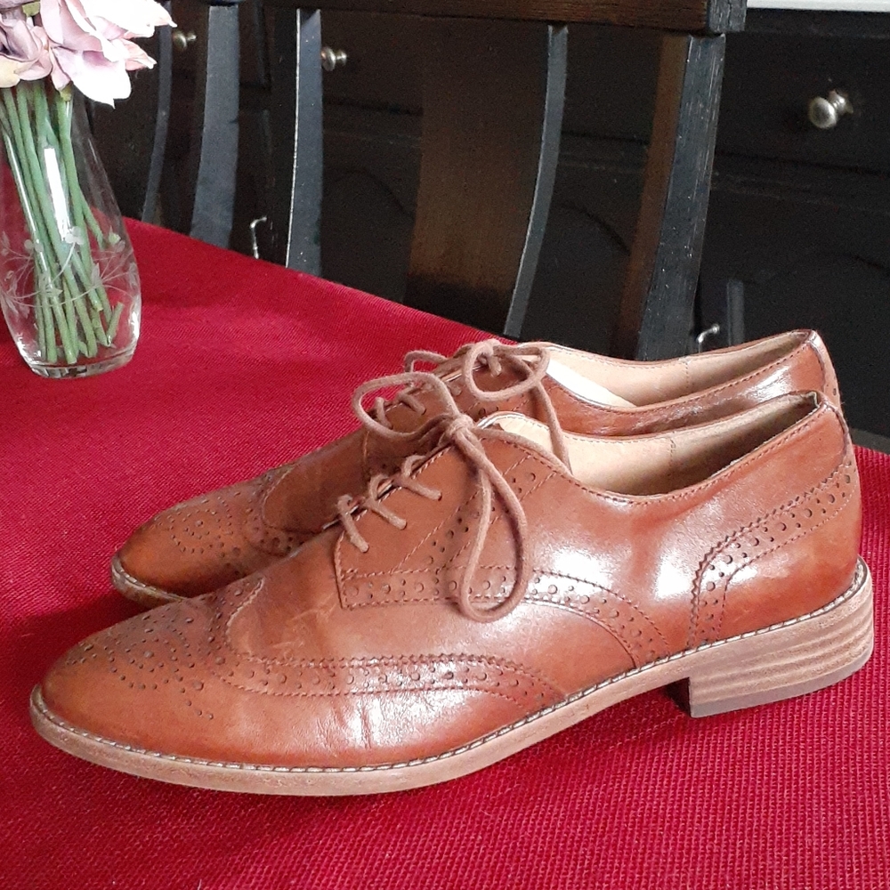 Classic Brown Leather Brogues